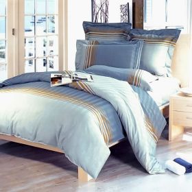 Blancho Bedding - [Graceful Life] 100% Cotton 4PC Duvet Cover Set (Full Size)(Comforter not included)