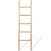 Towel Ladder with 5 Rungs Bamboo 59"