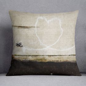 Banksy Love Plane London and Liverpool Cushion (Insert: Without Insert, size: 18" X 18")