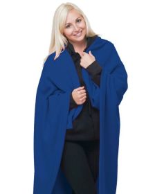 Bayside BA9000 Polyester Stadium Fleece Blanket (Color: ROYAL BLUE, size: OS)
