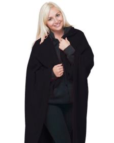 Bayside BA9000 Polyester Stadium Fleece Blanket (Color: Black, size: OS)